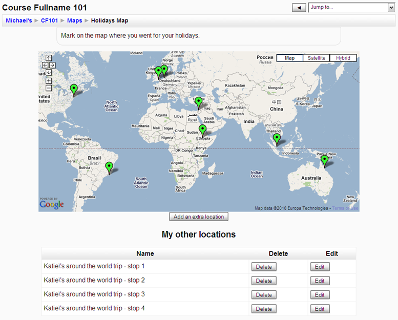 Map module